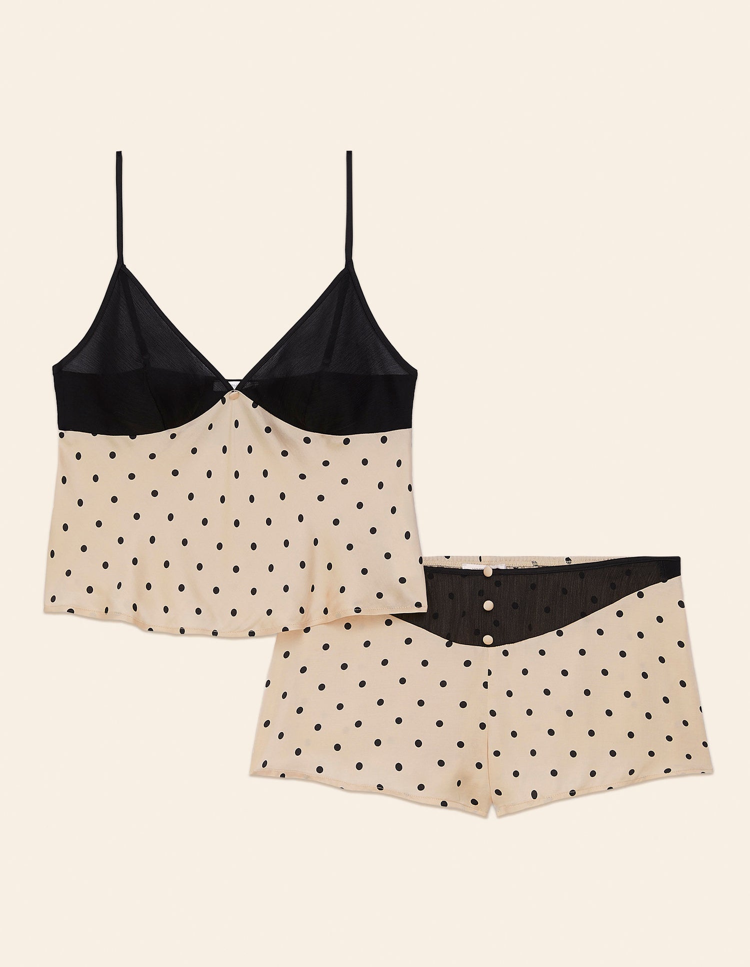 Yamamay_Delice Lingerie Set with Top and Culotte in Viscose Satin and Organza_LTCD181004_128_05