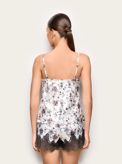 Yamamay PRINTED Women Cami+Shorts - Midnight Satin SKU: LTCD193001_128 Image 05
