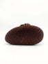 JW PEI Brown Women Rhinestone-Embellished Evening Clutch SKU: LTH010-3_Brown Image 01