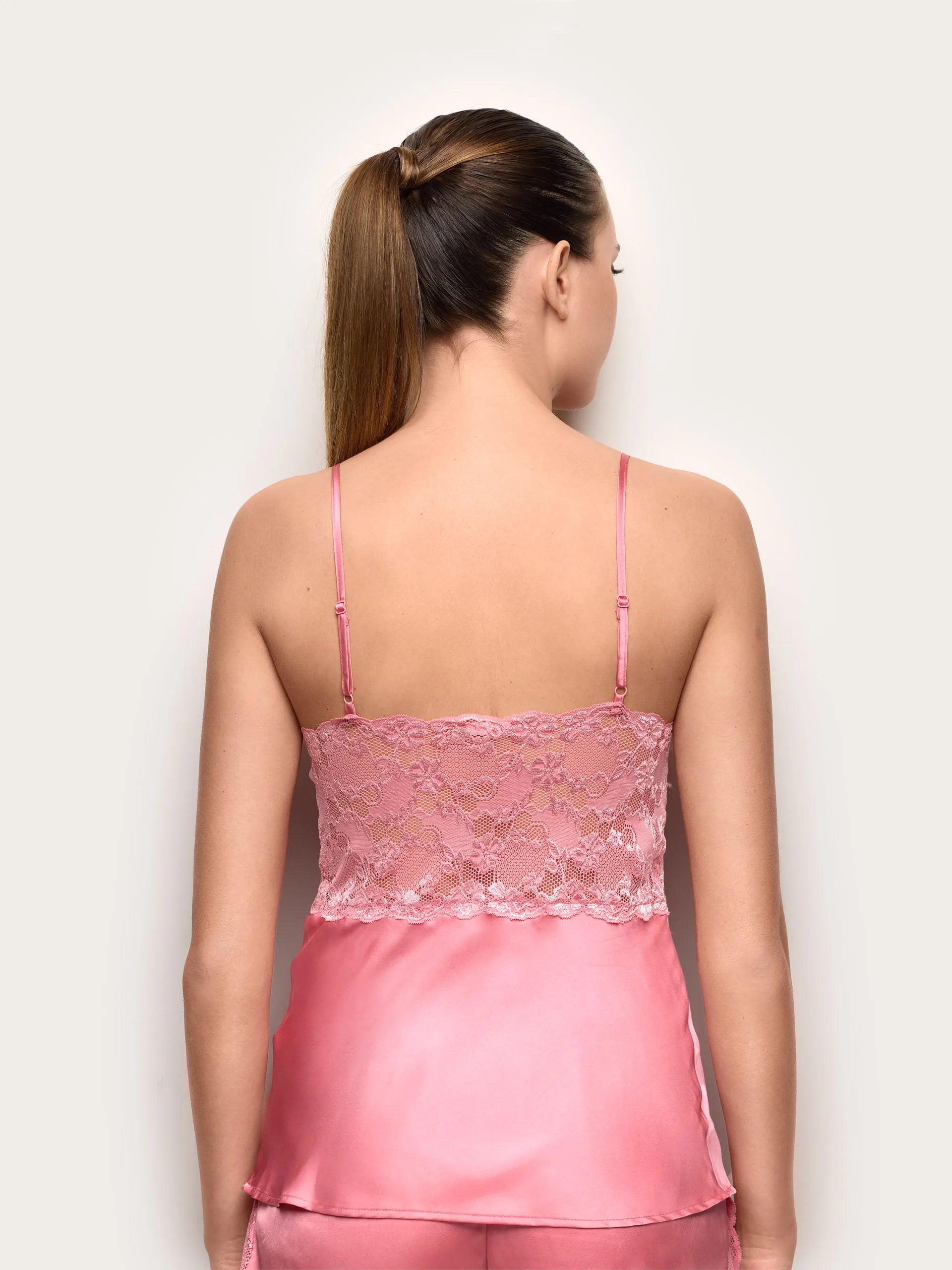 Yamamay_Candy Pink_Satin and Lace Top with Adjustable Straps - Primula Color_LTOD191002_086_03