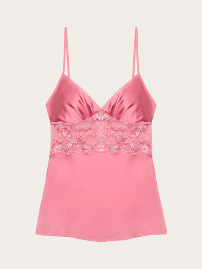Yamamay_Candy Pink_Satin and Lace Top with Adjustable Straps - Primula Color_LTOD191002_086_04