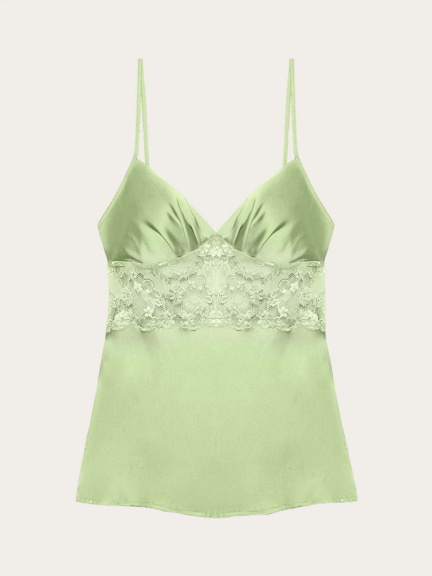 Yamamay_Light Green_Satin and Lace Top with Adjustable Straps - Primula Color_LTOD191003_109_04
