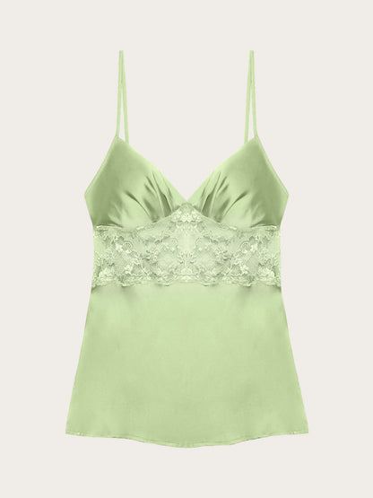 Yamamay_Light Green_Satin and Lace Top with Adjustable Straps - Primula Color_LTOD191003_109_04