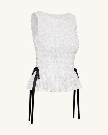 JW PEI_White_Smocked Peplum Sleeveless Top_LTS101-2_White_03