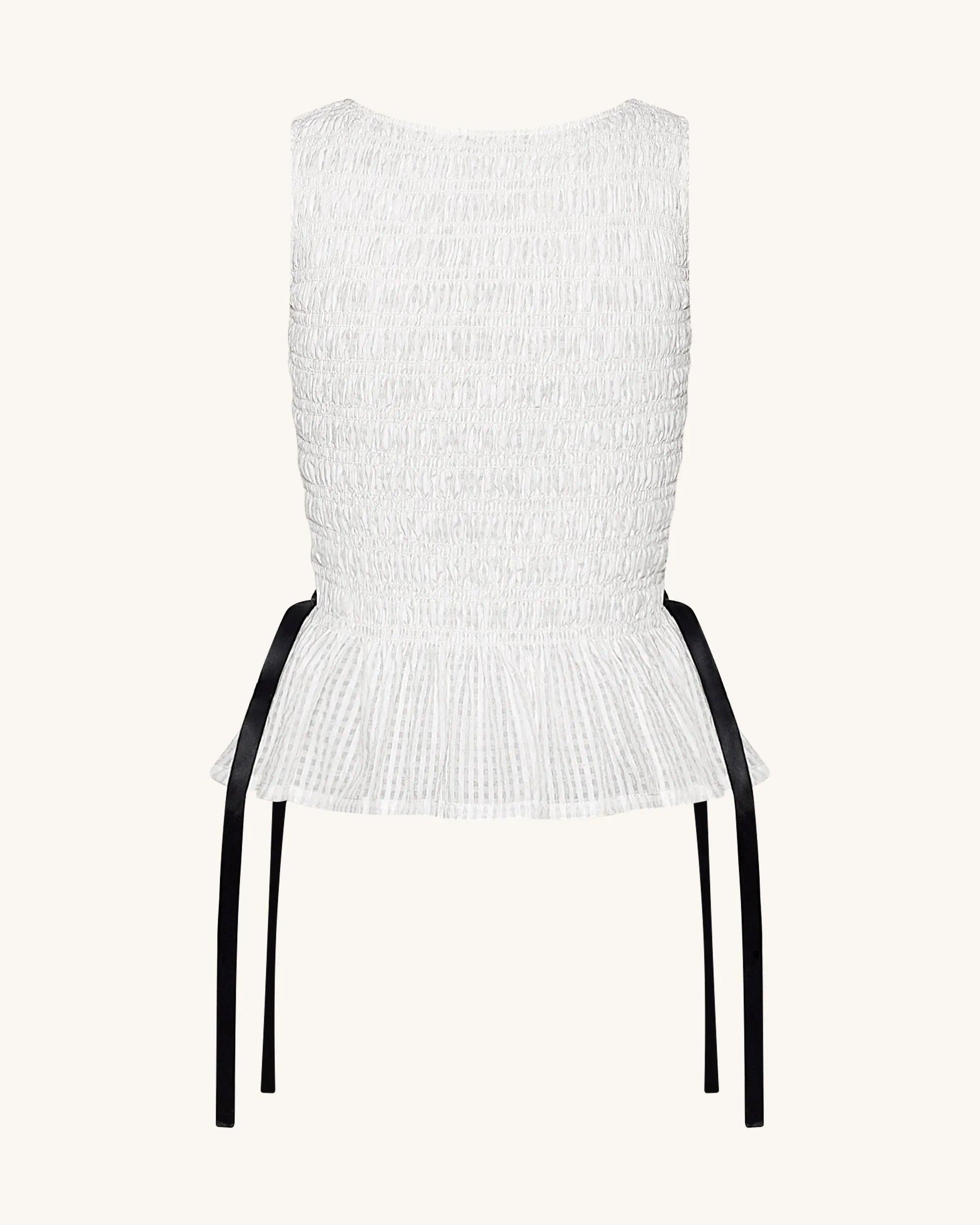 JW PEI_White_Smocked Peplum Sleeveless Top_LTS101-2_White_04