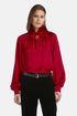 Luisa Spagnoli_Red_Luanas - Silk Blouse With Floral AppliquŽ_LUANAS_1618_01