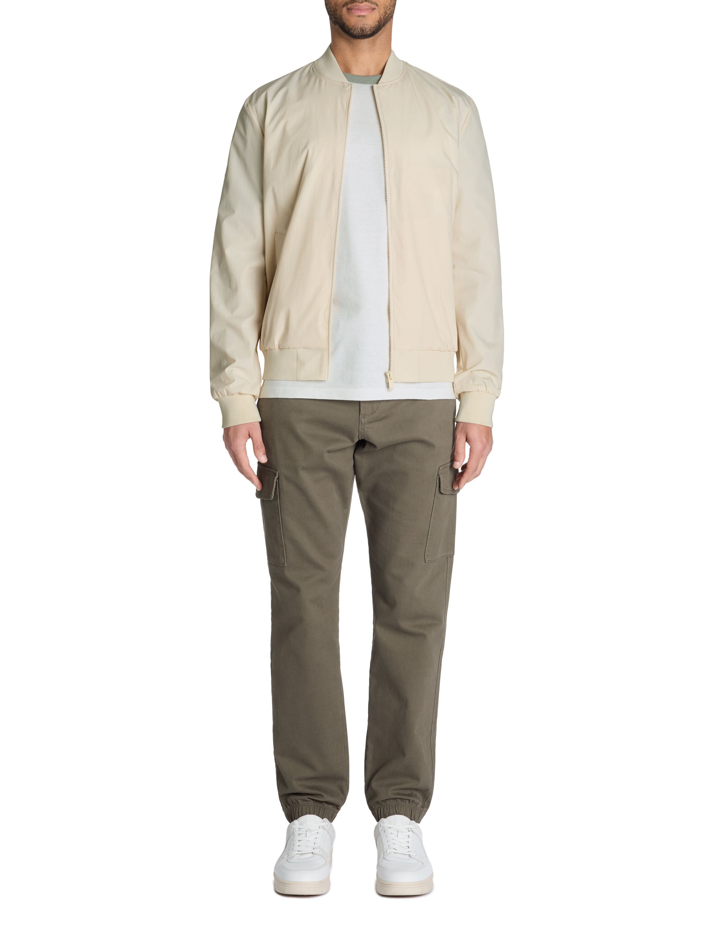 Celio_Ecru Bomber Jacket_LUBLUZ2_ECRU_02