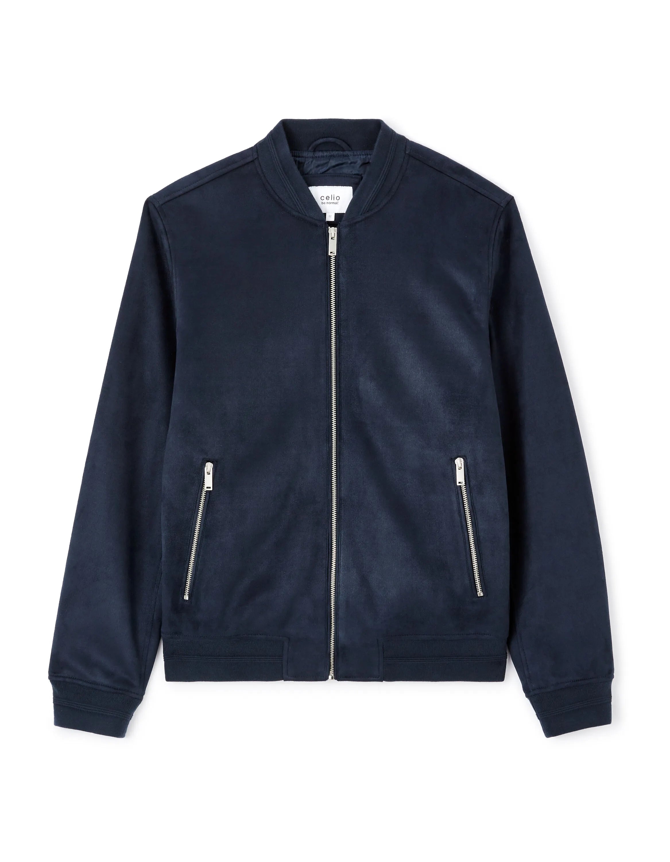Celio_Navy_Bomber Collar Jacket_LUBOMBSUED_NAVY_06