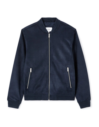 Celio_Navy_Bomber Collar Jacket_LUBOMBSUED_NAVY_06