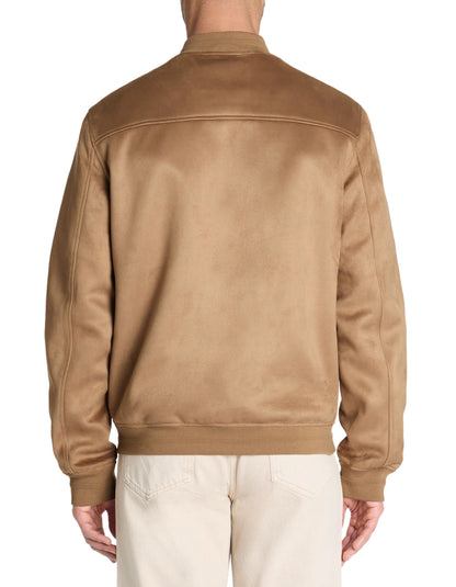 Celio_Taupe_Bomber Collar Jacket_LUBOMBSUED_TAUPE_03