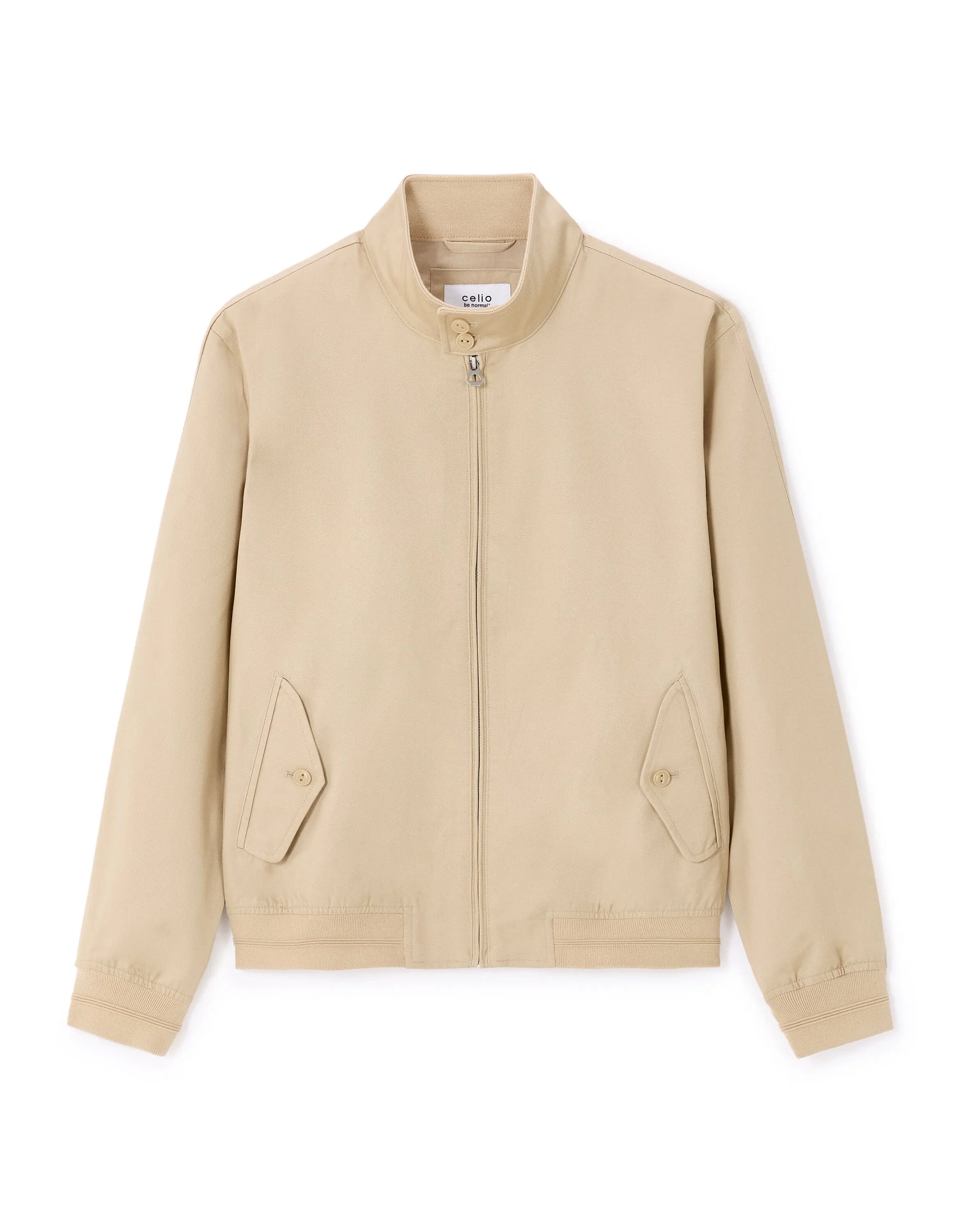 Celio_Beige_Stand-Up Collar Jacket_LUCOTON_BEIGE_08
