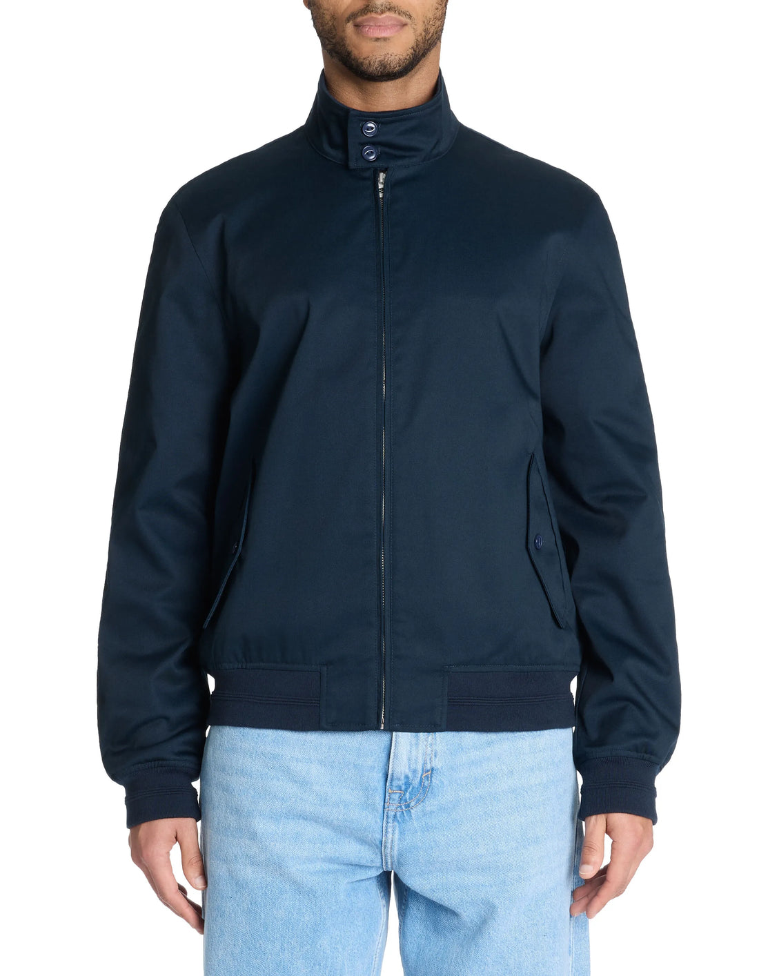 Celio_Navy_Stand-Up Collar Jacket_LUCOTON_NAVY_01