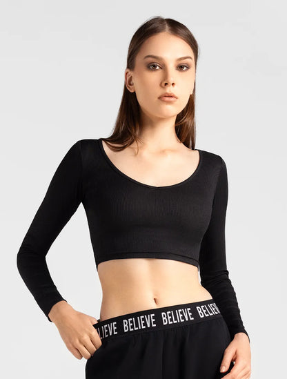 Marie France_Black_Blissfull Top_LWBLISSFULLTOP_Black_01