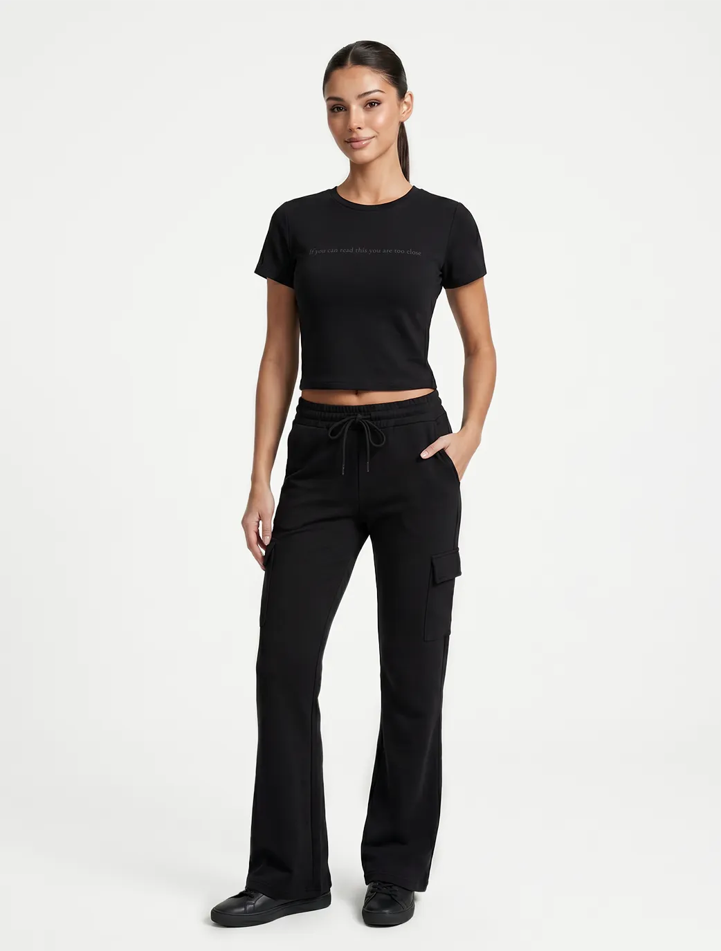 Marie France Black Women Close Pant SKU: LWCLOSEPANT_BLACK Image 01