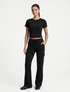 Marie France Black Women Close Pant SKU: LWCLOSEPANT_BLACK Image 01
