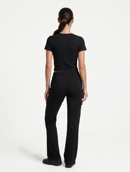 Marie France Black Women Close Pant SKU: LWCLOSEPANT_BLACK Image 02