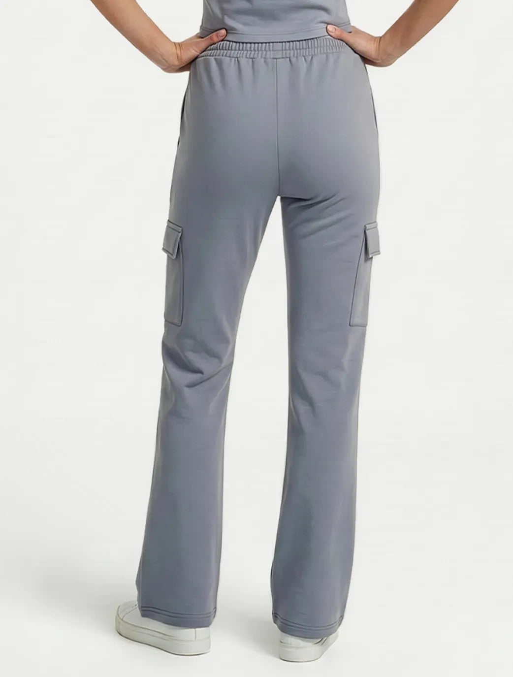 Marie France Blue Grey Women Close Pant SKU: LWCLOSEPANT_Blue Grey Image 04