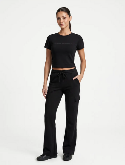 Marie France Black Women Close Top SKU: LWCLOSETOP_BLACK Image 03