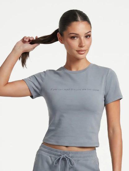 Marie France Blue Grey Women Close Top SKU: LWCLOSETOP_Blue Grey Image 01