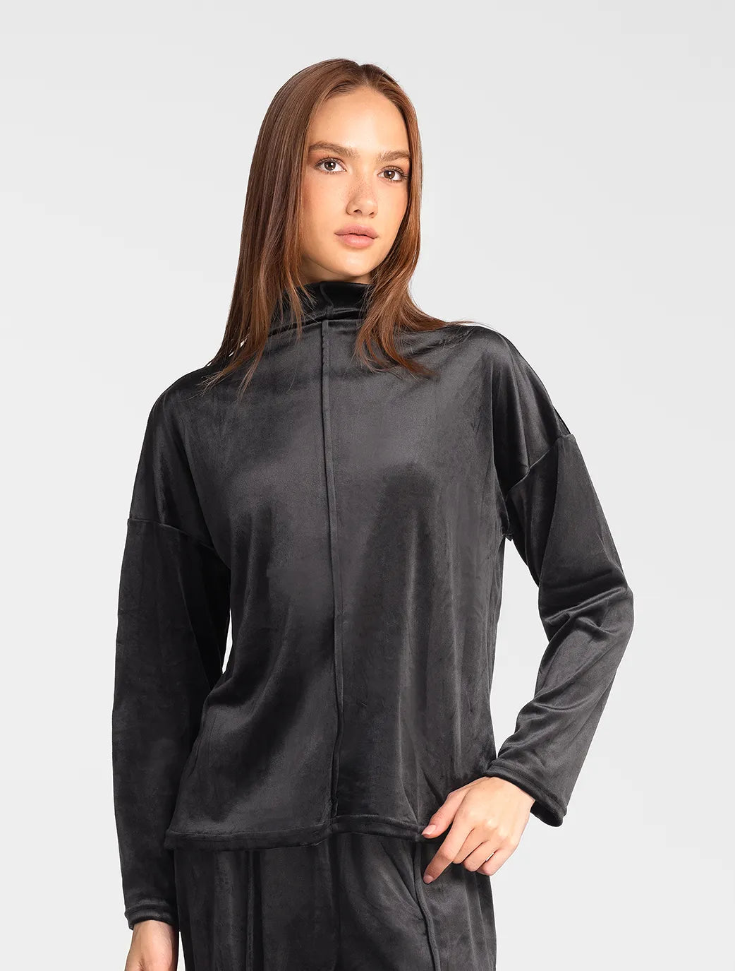 Marie France_Dark Grey_Couture Top_LWCOUTURETOP_Dark Grey_01