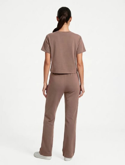 Marie France Greige Women Doubly Pant SKU: LWDOUBLYPANT_GREIGE Image 02