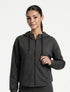 Marie France Dark Grey Melange Women Gentle Jacket SKU: LWGENTLEJACKET_DARK GREY MELANGE Image 01