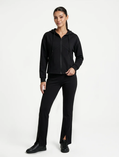 Marie France Black Women Gentle Pant SKU: LWGENTLEPANT_BLACK Image 01