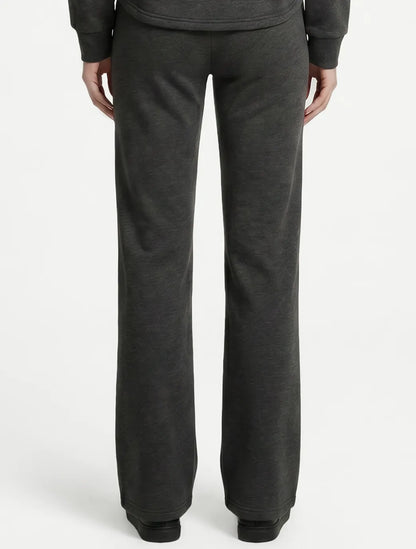 Marie France Dark Grey Melange Women Gentle Pant SKU: LWGENTLEPANT_DARK GREY Melange Image 04