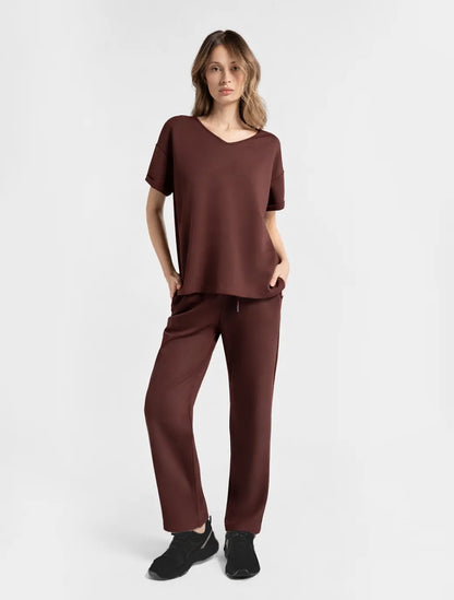 Marie France Glearo Pant_Brown Women Glearo Pant SKU: LWGLEAROPANT_Brown Image 01