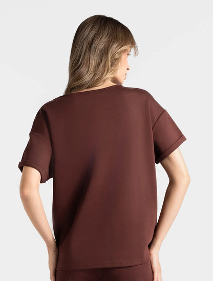 Marie France Glearo Top_Brown Women Glearo Top SKU: LWGLEAROTOP_Brown Image 02