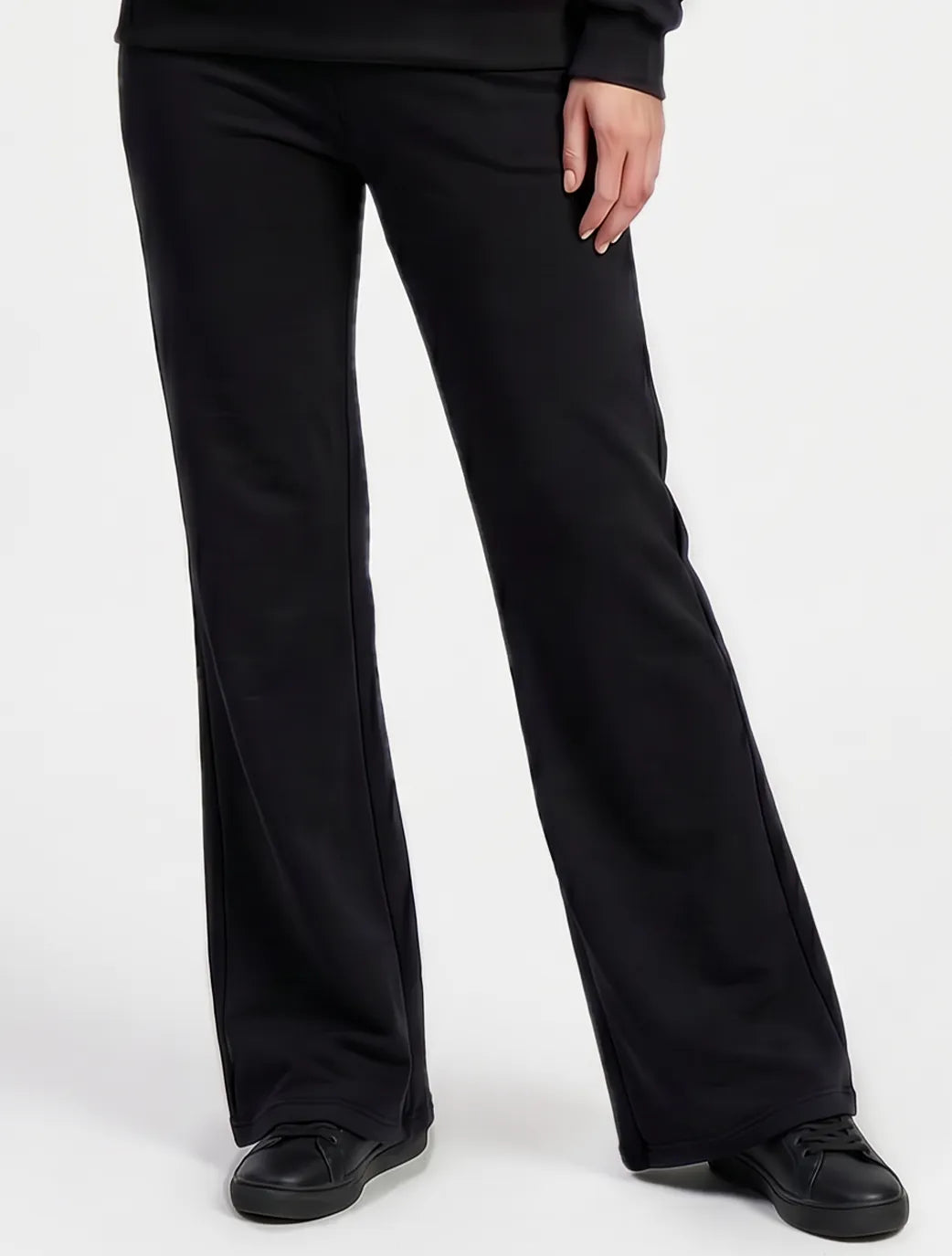 Marie France Black Women Haze Pant SKU: LWHAZEPANT_Black Image 01