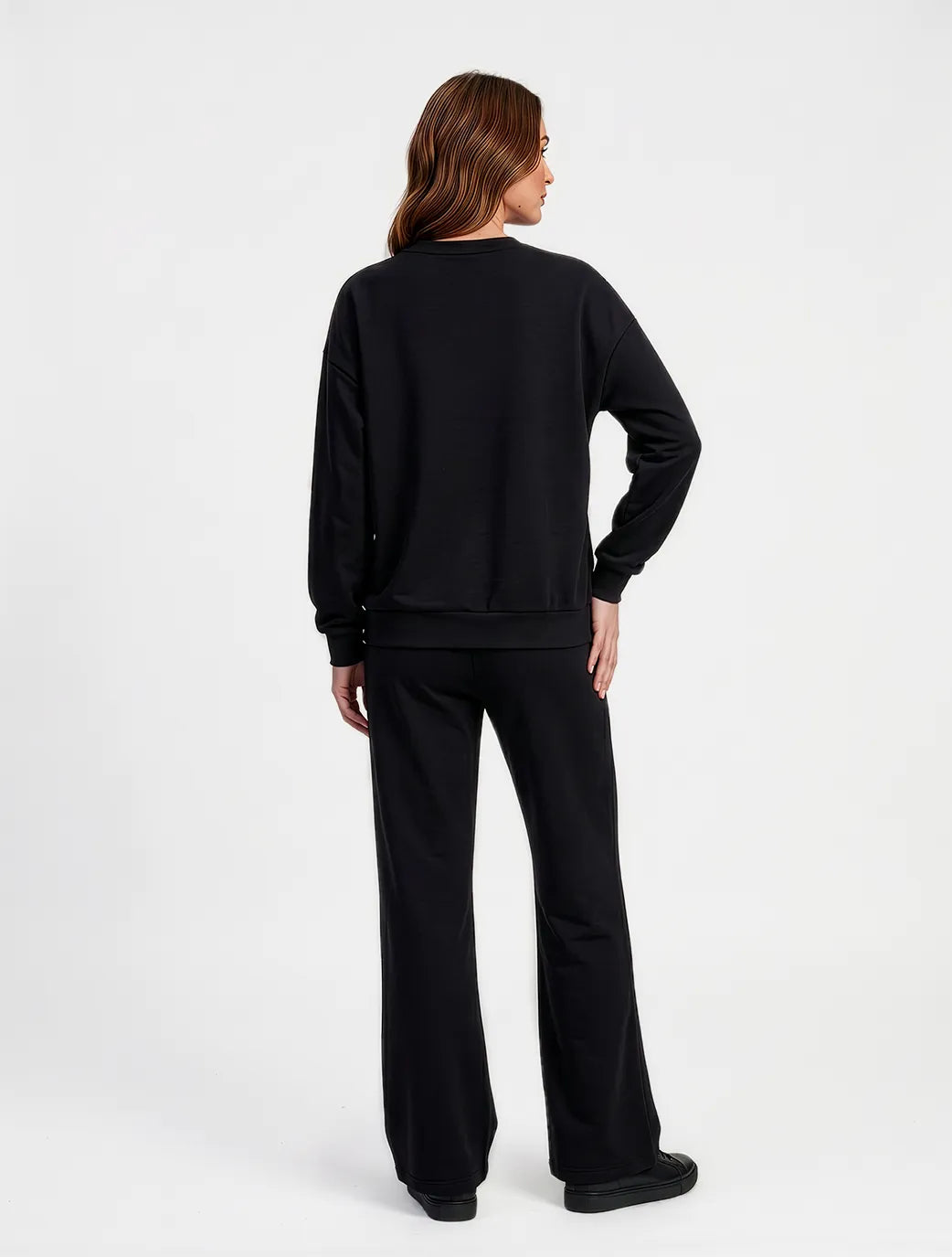 Marie France Black Women Haze Pant SKU: LWHAZEPANT_Black Image 04