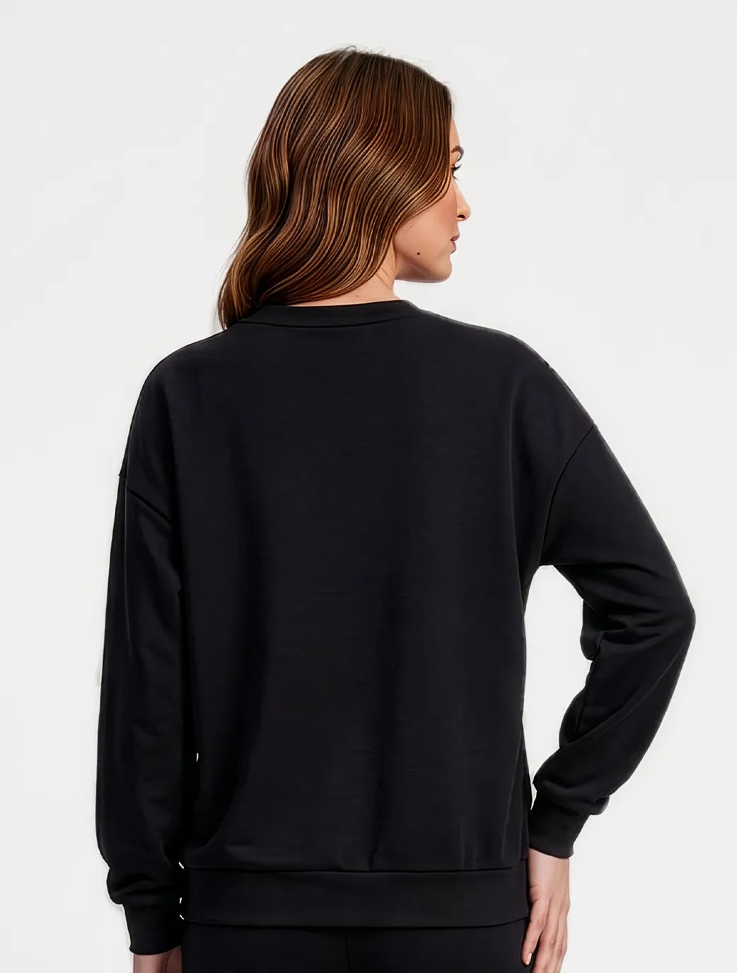 Marie France Black Women Haze Top SKU: LWHAZETOP_BLACK Image 02