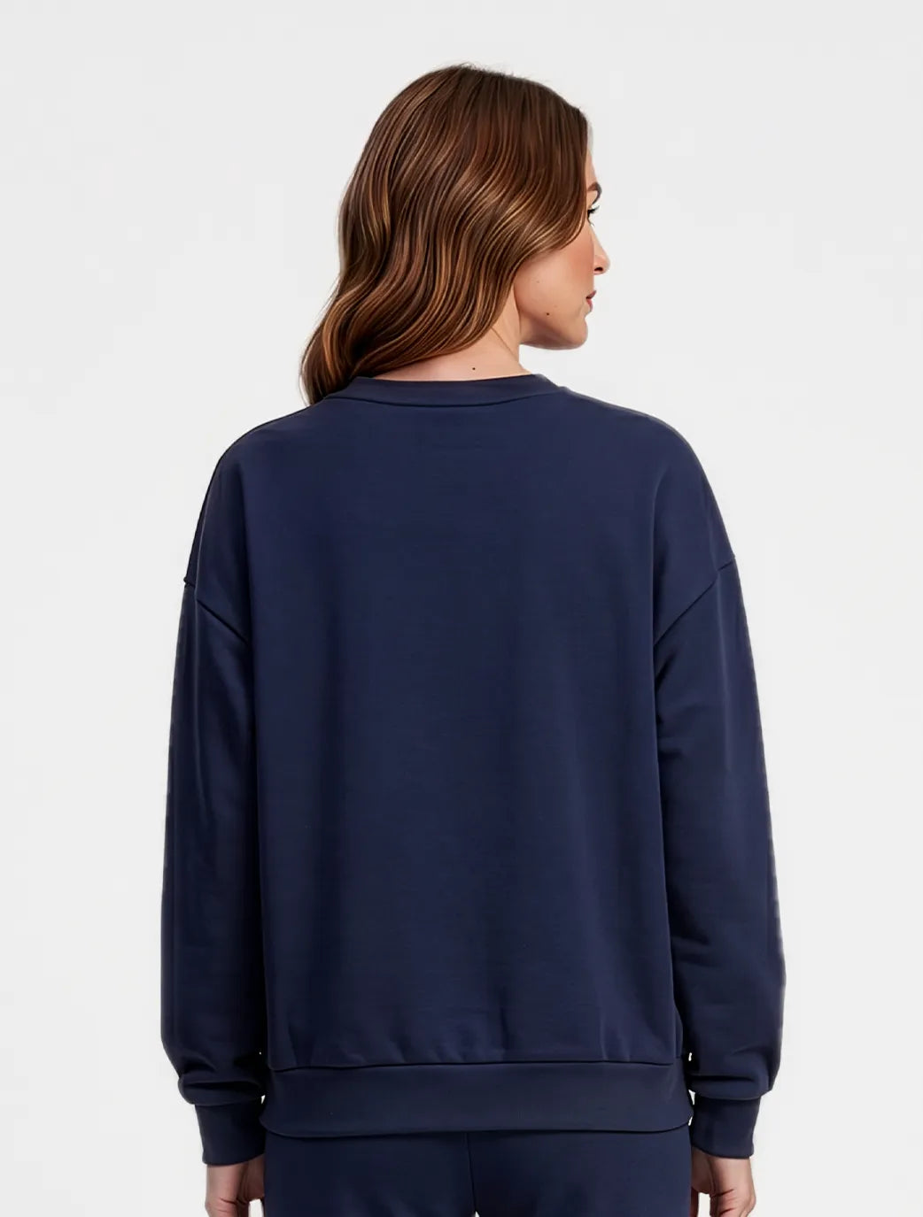 Marie France Ink Navy Women Haze Top SKU: LWHAZETOP_Ink Navy Image 02