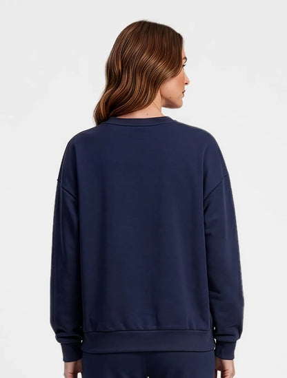 Marie France Ink Navy Women Haze Top SKU: LWHAZETOP_Ink Navy Image 02