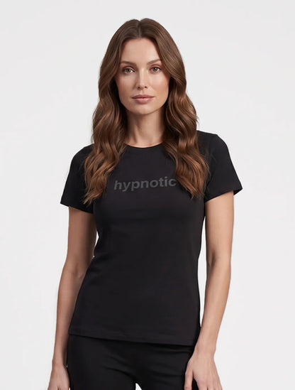 Marie France Black Women Hypnotic Top SKU: LWHYPNOTICTOP_Black Image 01