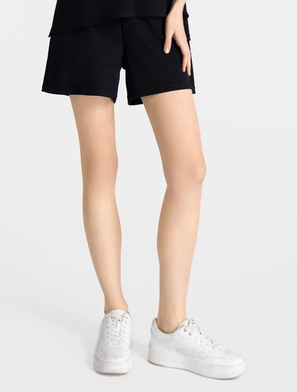 Marie France Lode Short_Black Women Lode Short SKU: LWLODESHORT_Black Image 03