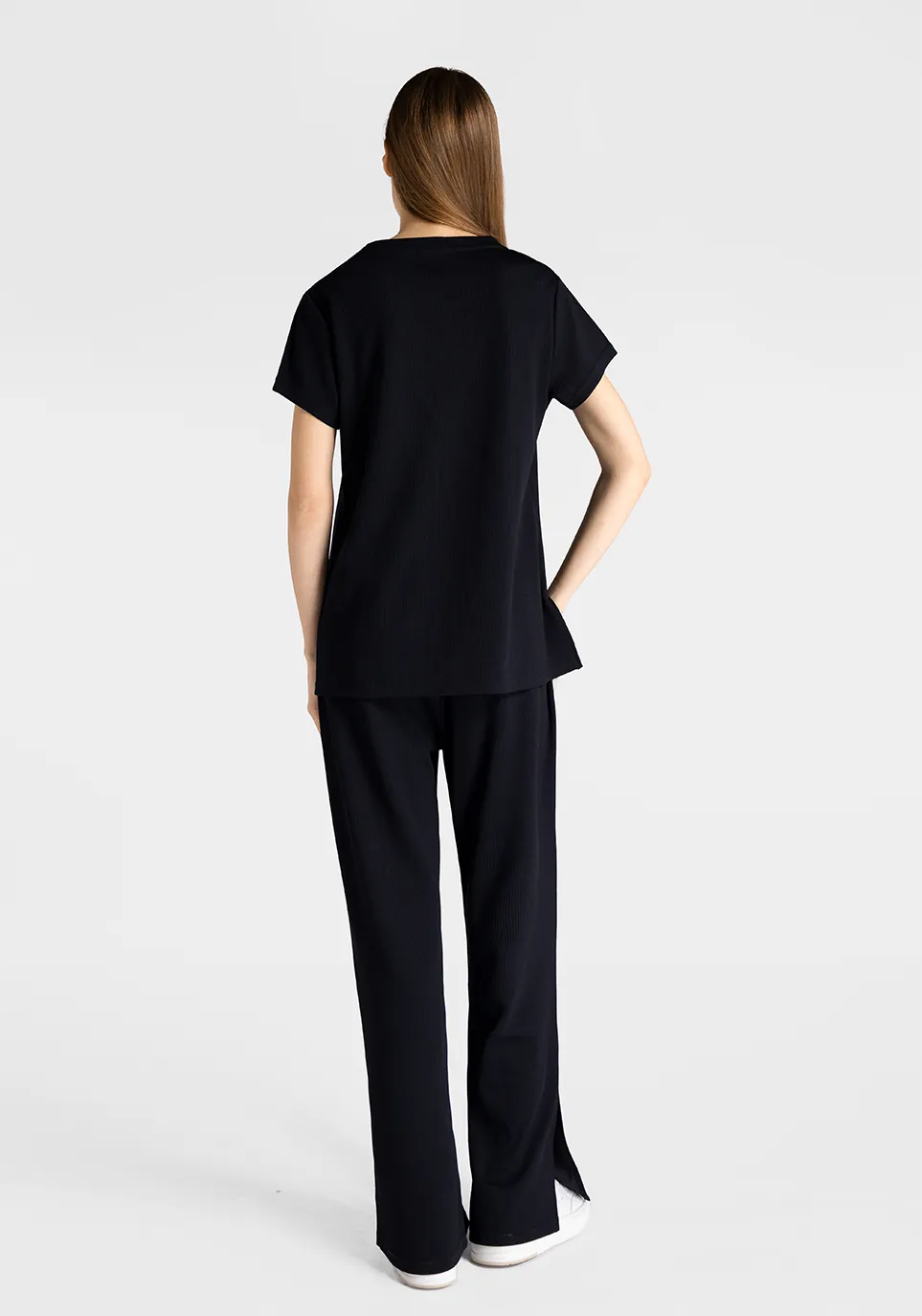 Marie France Loola Pant_Black Women Loola Pant SKU: LWLOOLAPANT_Black Image 02