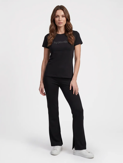 Marie France Black Women Lounge Pant SKU: LWLOUNGEPANT_BLACK Image 01