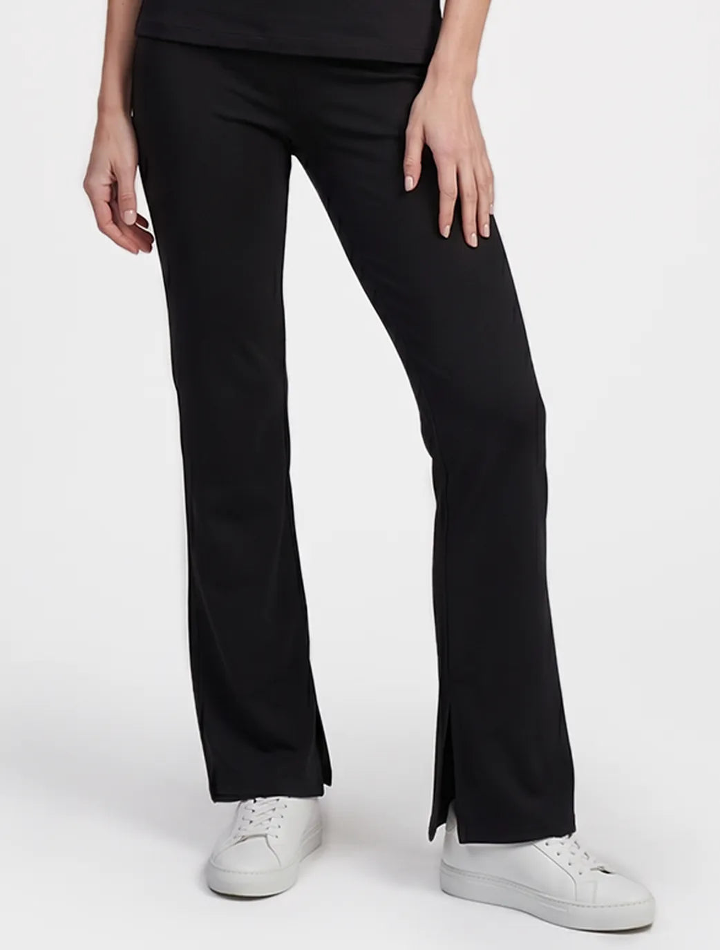 Marie France Black Women Lounge Pant SKU: LWLOUNGEPANT_BLACK Image 03