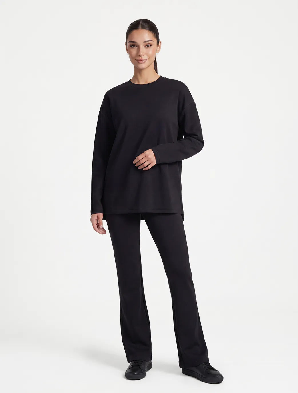 Marie France Black Women Refi Pant SKU: LWREFIPANT_BLACK Image 01