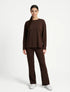 Marie France Mocha Women Refi Pant SKU: LWREFIPANT_Mocha Image 01