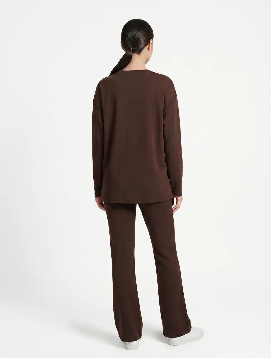 Marie France Mocha Women Refi Pant SKU: LWREFIPANT_Mocha Image 02