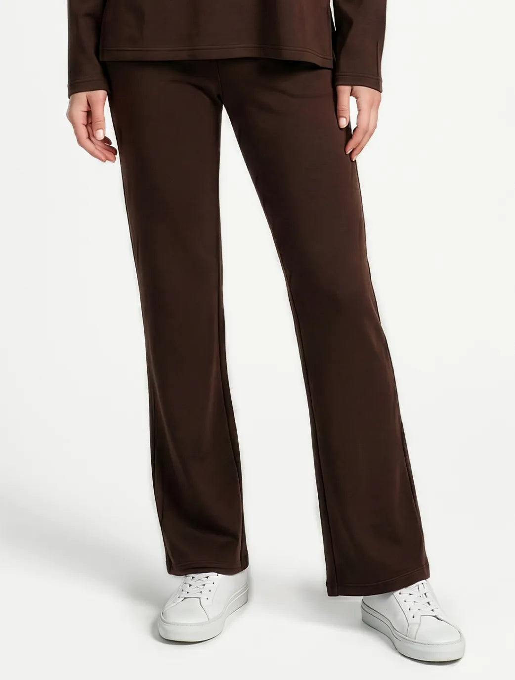 Marie France Mocha Women Refi Pant SKU: LWREFIPANT_Mocha Image 03