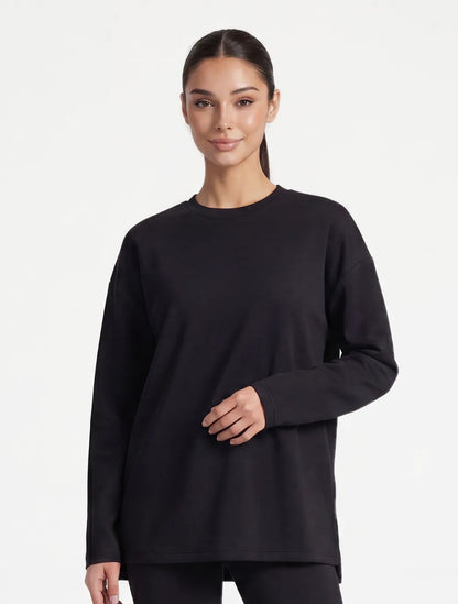 Marie France Black Women Refi Top SKU: LWREFITOP_BLACK Image 01