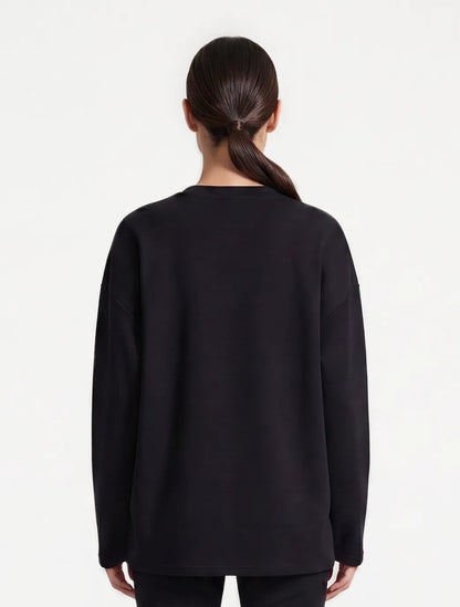 Marie France Black Women Refi Top SKU: LWREFITOP_BLACK Image 02