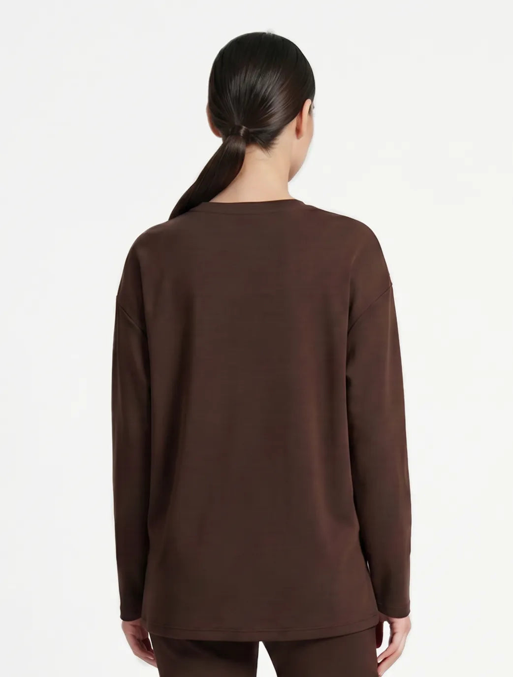 Marie France Mocha Women Refi Top SKU: LWREFITOP_MOCHA Image 02