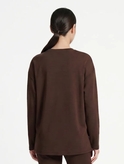 Marie France Mocha Women Refi Top SKU: LWREFITOP_MOCHA Image 02
