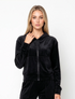 Marie France Black Women Softtouch Jacket SKU: LWSOFTTOUCHJACKET_Black Image 01