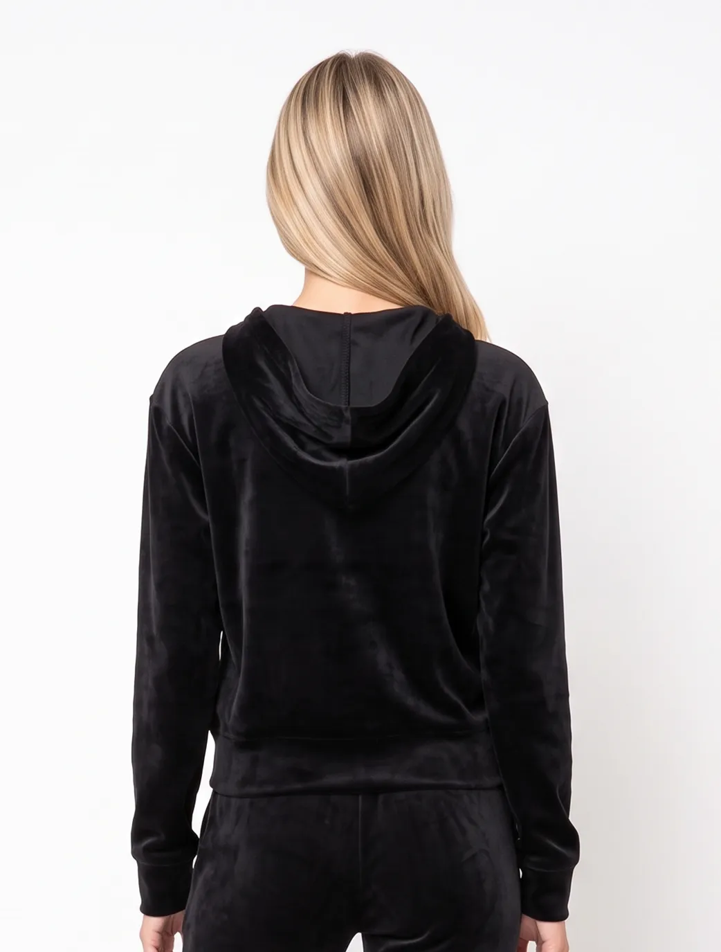 Marie France Black Women Softtouch Jacket SKU: LWSOFTTOUCHJACKET_Black Image 02